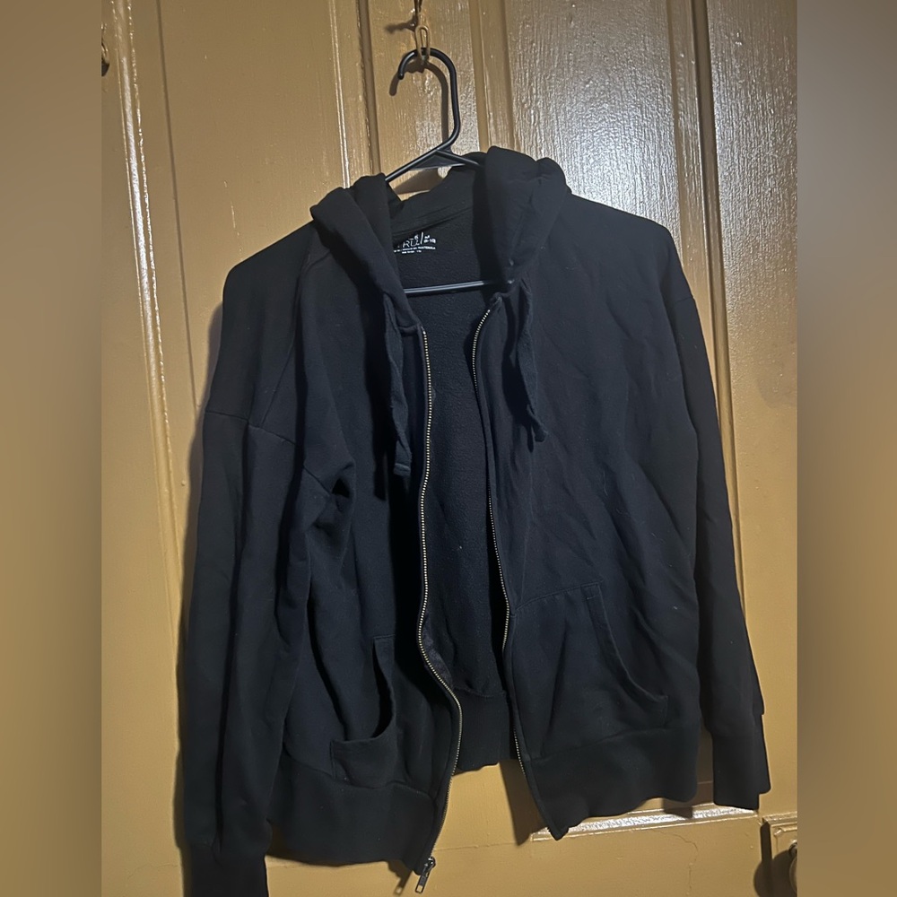 Black zip up